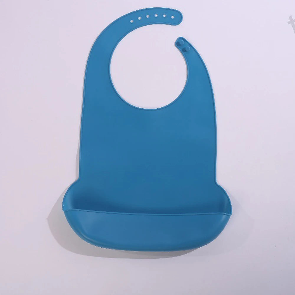 Silicone adult bibs bibs feeding rice bibs silicone bibs soft material easy to wash