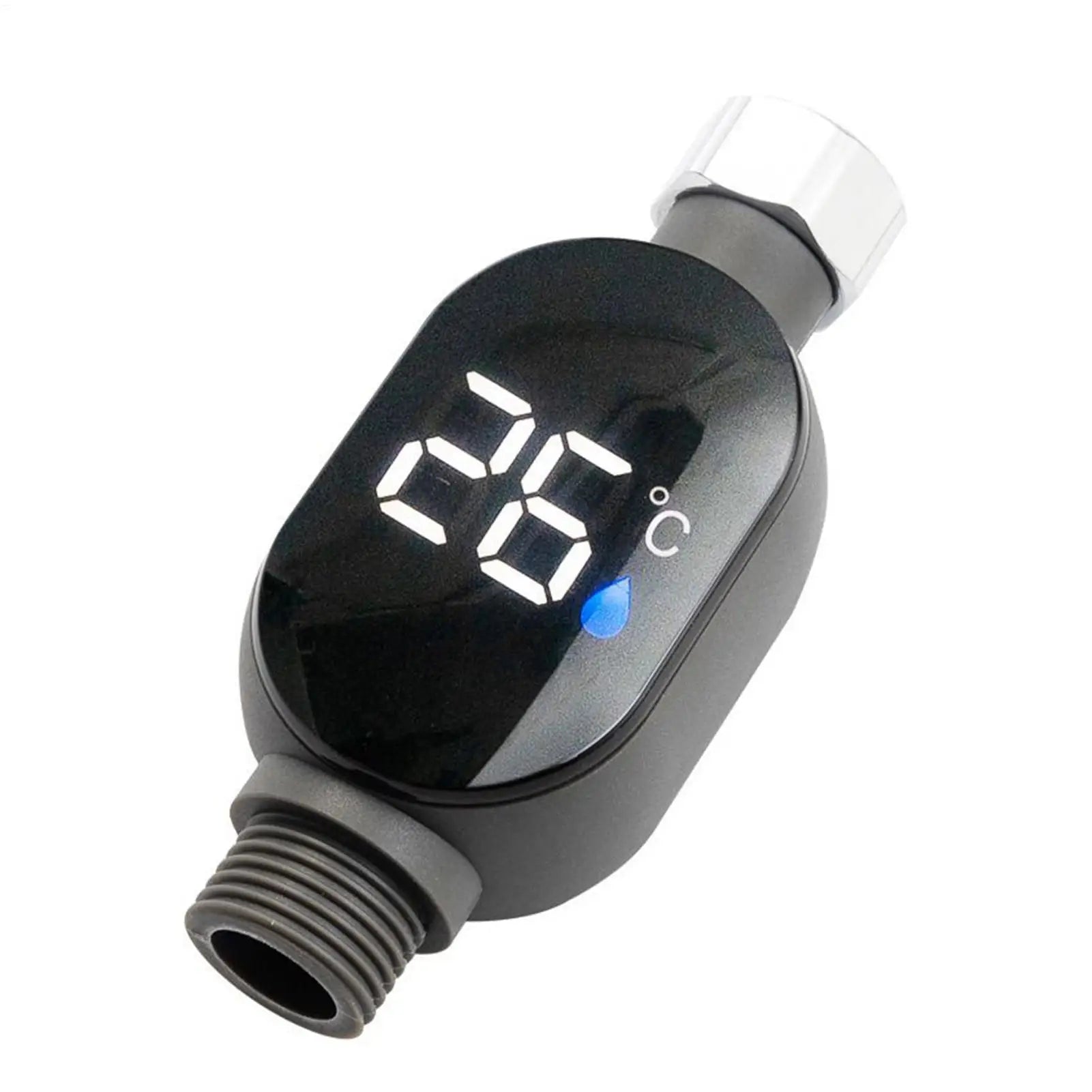 LED Digital Shower Temperature Gauge Waterproof Smart Monitor for Baby Bath Bathroom Accurate Safe Auto-shutoff Durable