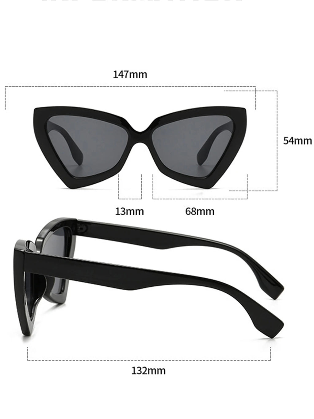 New Vintage Triangle Polygon Sunglasses Women Men Vintage Glasses Retro Cat Eye Sun Glasses Female Male Eyewear Eye Glasses