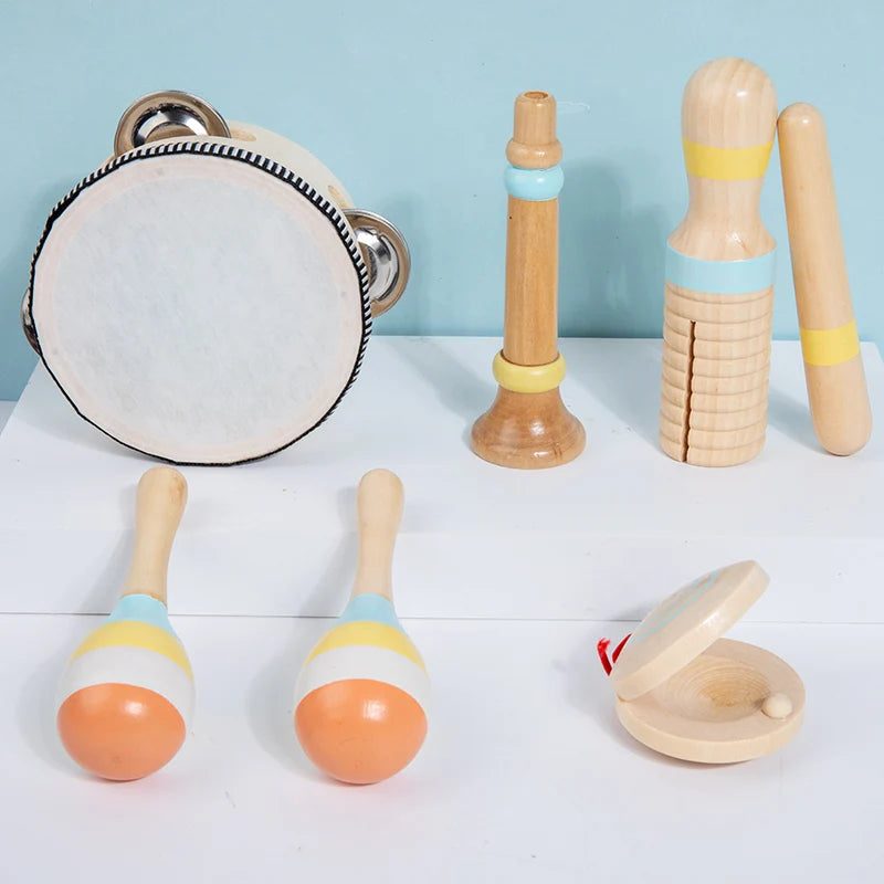 Interactive Musical Toy Wooden Toys Child Percussion Instruments Early Educational Toys Birthday Gifts for Toddlers Girl Boy