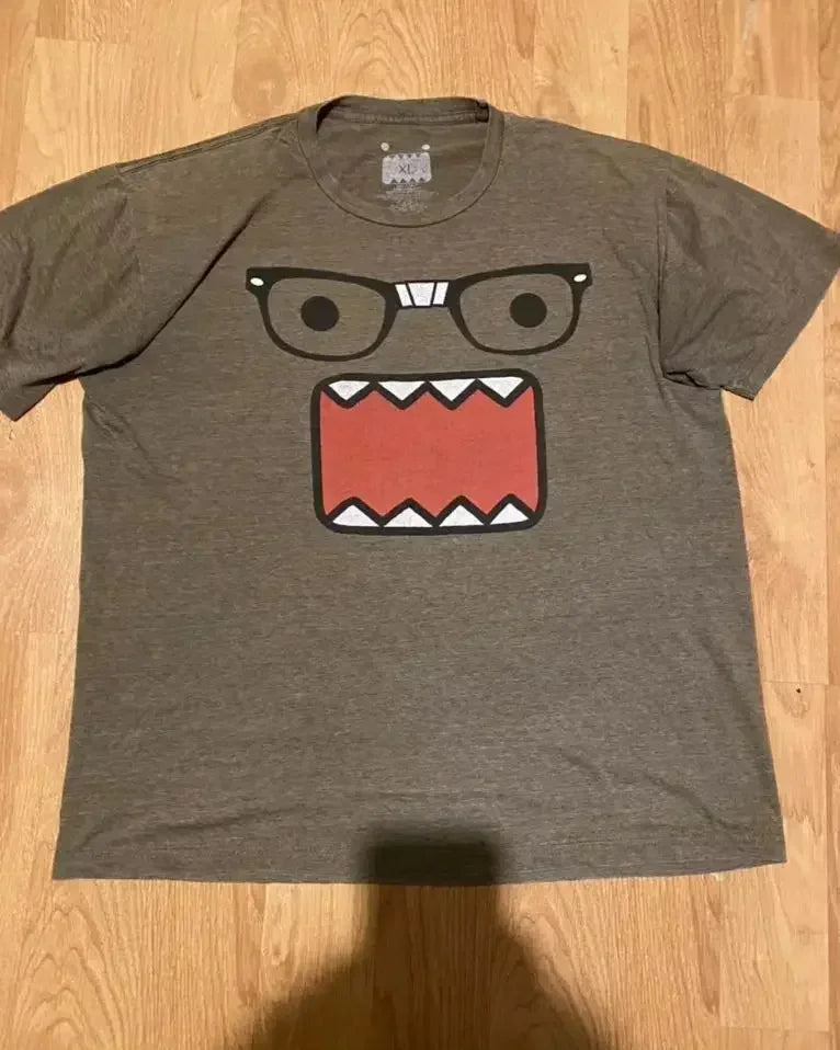 Y2K Kawaii Oversized T-Shirt Men Women Cotton Retro Print Loose Fit Funny Graphic Tee Unisex Matching Summer Trendy Streetwear