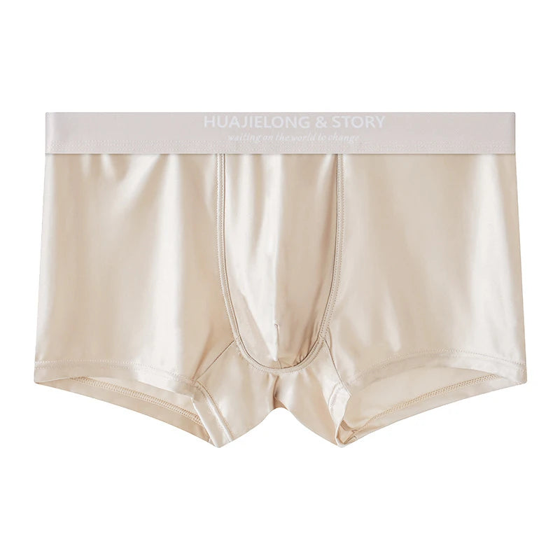 Choice boxers hombre Ice silk cueca satin ropa interior hombre Plus size calzoncillos hombres breathable sexy tоy man underwear