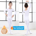 Spring Autumn Kids Thermal Underwear Set Fleece Thick Warm Dance Girls Long Johns Children Underwear 2-14 Years Kids Clothes Set