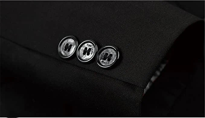 Boy's balzer Formal Blue Black Slim Fit Suits Set Child Weddings Birthday Party Performance Dress Big Kids Jacket Pants Bowtie