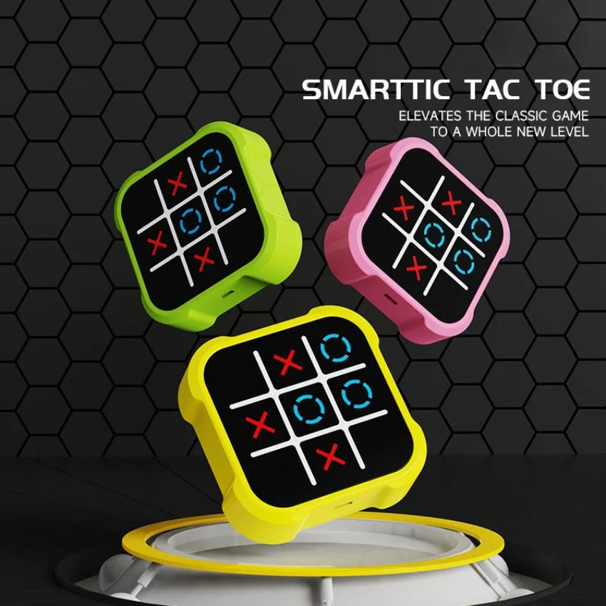 Electronic Chessboard Tic Tac Toe Multifunctional Children's Education Strategy Toy Parent-Child Fun Interactive Brain Game