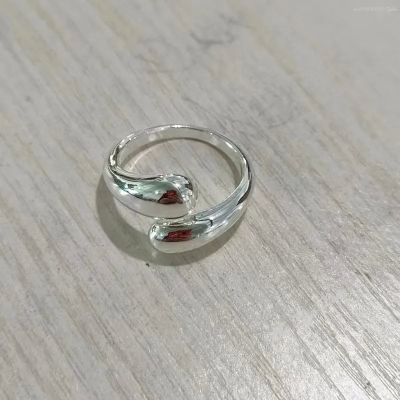 Rings for Women Stainless Steel Rings Classic Gold Color Adjustable Rings Wedding Aesthetic Jewelry Gift Anillos Para Hombres