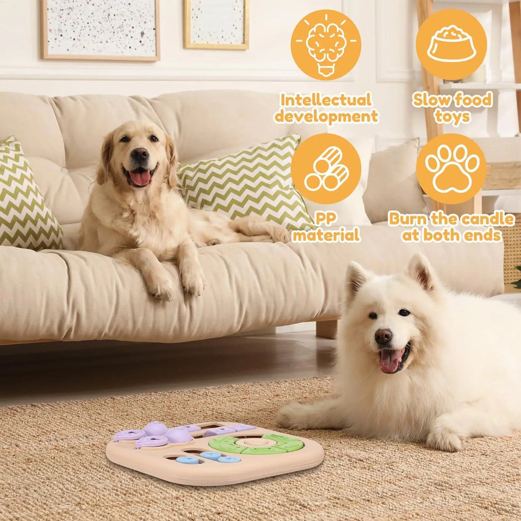 Interactive dog educational toy, interactive treat dispenser, suitable for training and intellectual development, for dogs cats