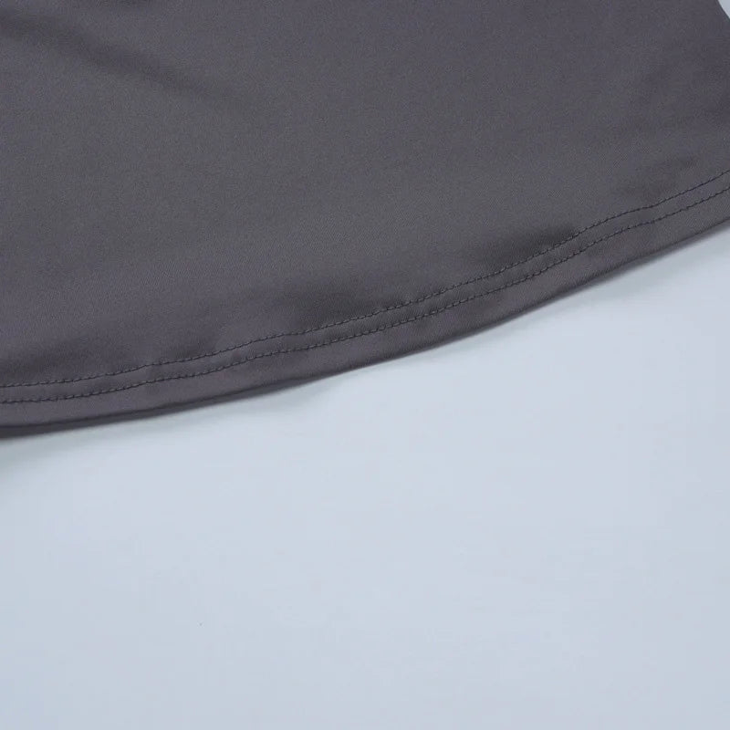 Square Collar Sleeveless Bodycon Crop tank Top Women’S Solid Sexy Elegant Y2K Top Party Clubwear Summer Outfit Wholesale
