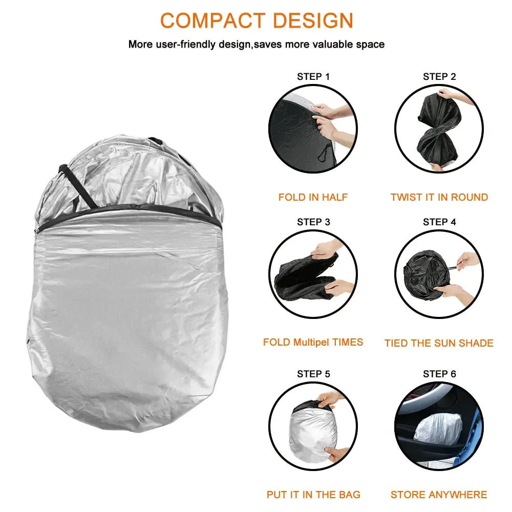 Car Windshield Sunshade Cover Accessories For Skoda Octavia Fabia Rapid Superb Kodiaq Scala Karoq Citigo Kamiq Roomster Enyaq