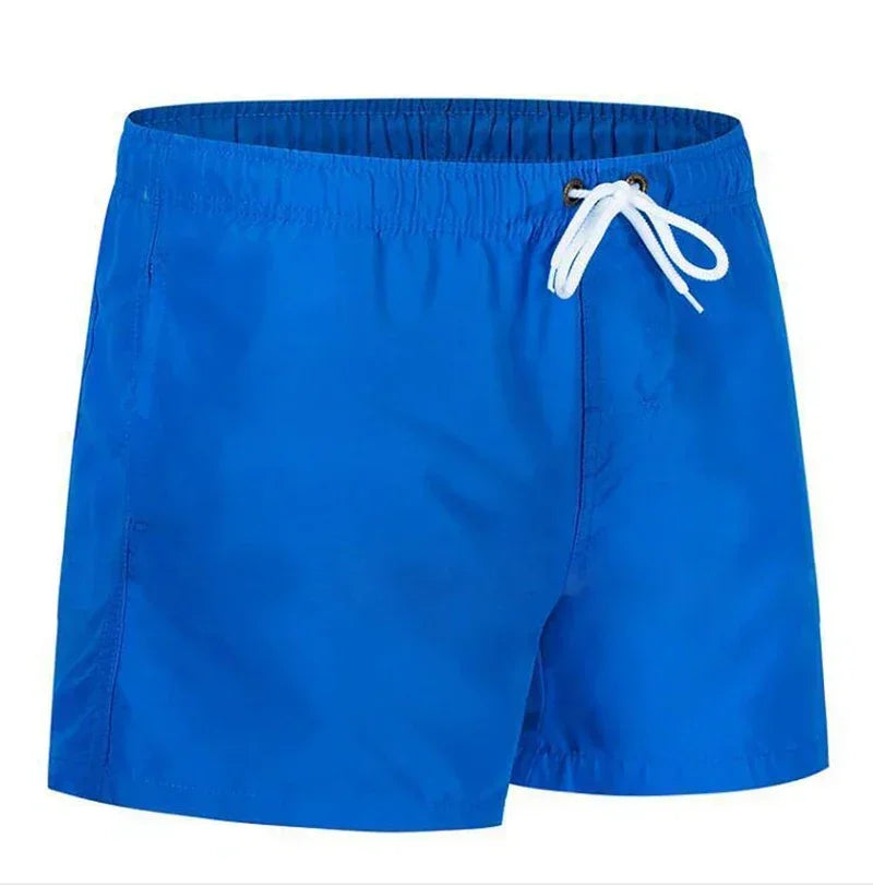 Pantalones cortos avec imprimé árbol de coco et flamenco para hombre, pantalons cortos de playa informales de verano, bañado