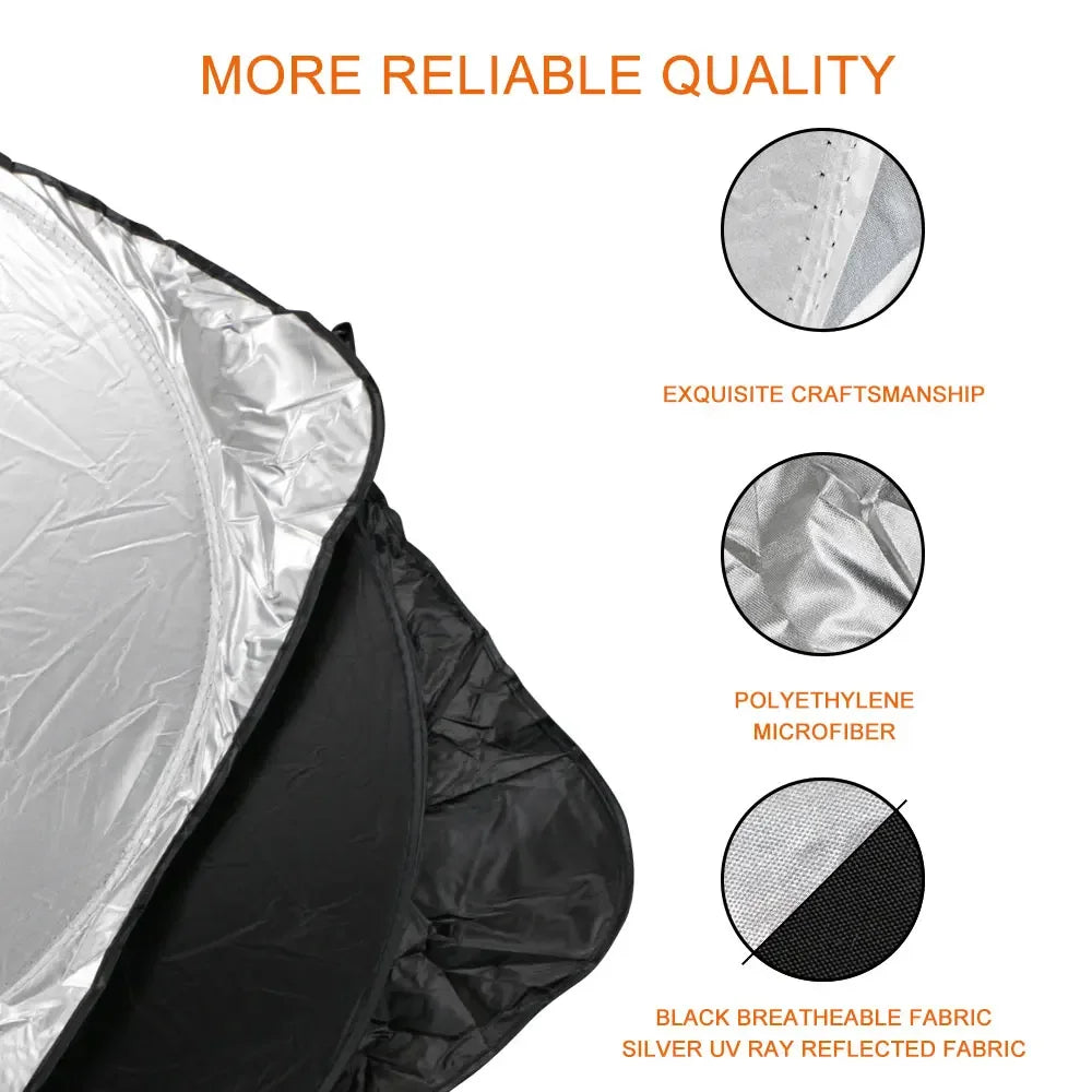 Car Windshield Sunshade Cover Accessories For Skoda Octavia Fabia Rapid Superb Kodiaq Scala Karoq Citigo Kamiq Roomster Enyaq