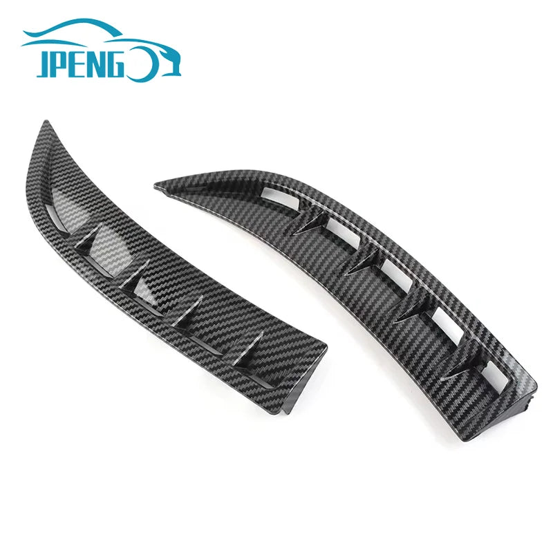 Fit For Mercedes-Benz Accessories C118 CLA180 CLA200 2020+ Front Bumper Canard Side Air Vent Splitter Fins Decorative Cover