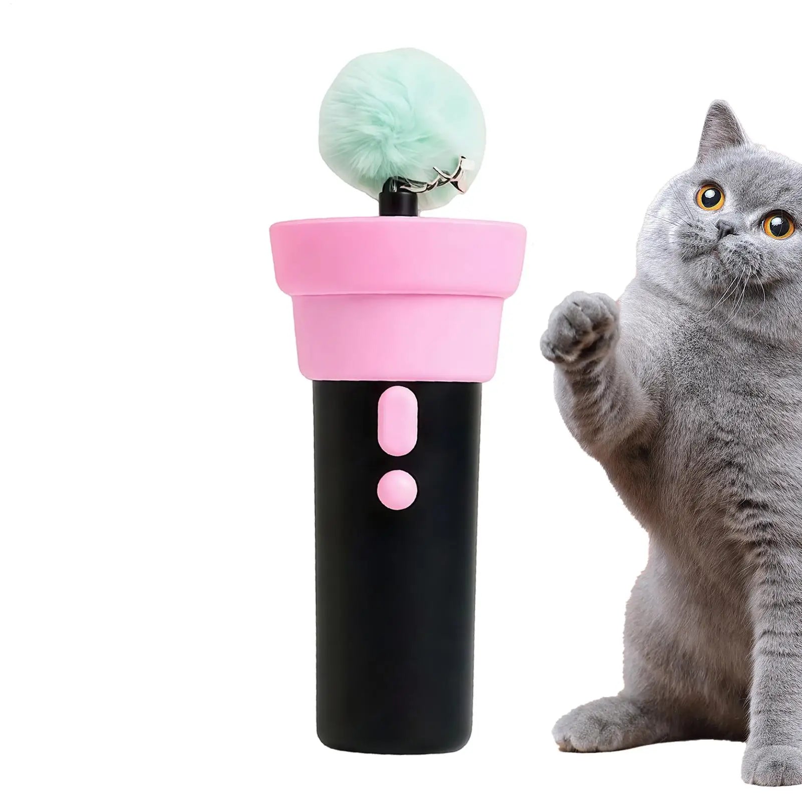 Interactive Cat Toy Electronic Cat Interactive Teaser Toy Kitten Stress Relief Game for Entertainment Enrichment Training Indoor