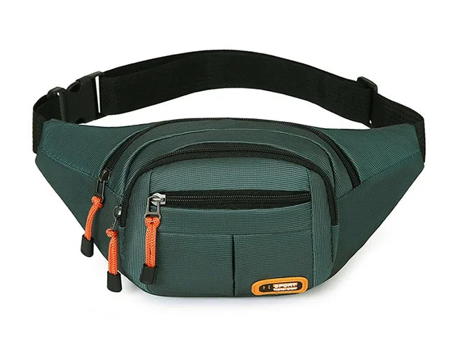 Oxford Waterproof Unisex Waist Bag - Large Capacity, Wear - Resistant Multifunctional Fanny Pack (Riñoneras Para Hombre)
