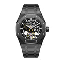 High End Precision Steel Belt Butterfly Buckle Mechanical Watch Relojes Para Hombre