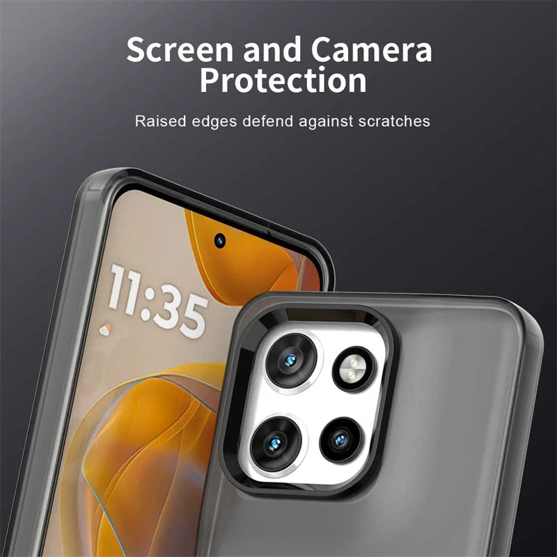 Transparent Case For Motorola Moto S50 Case For Moto S50 5G Magnetic Adsorption Wireless Charge Back Cover For Moto S50 Case