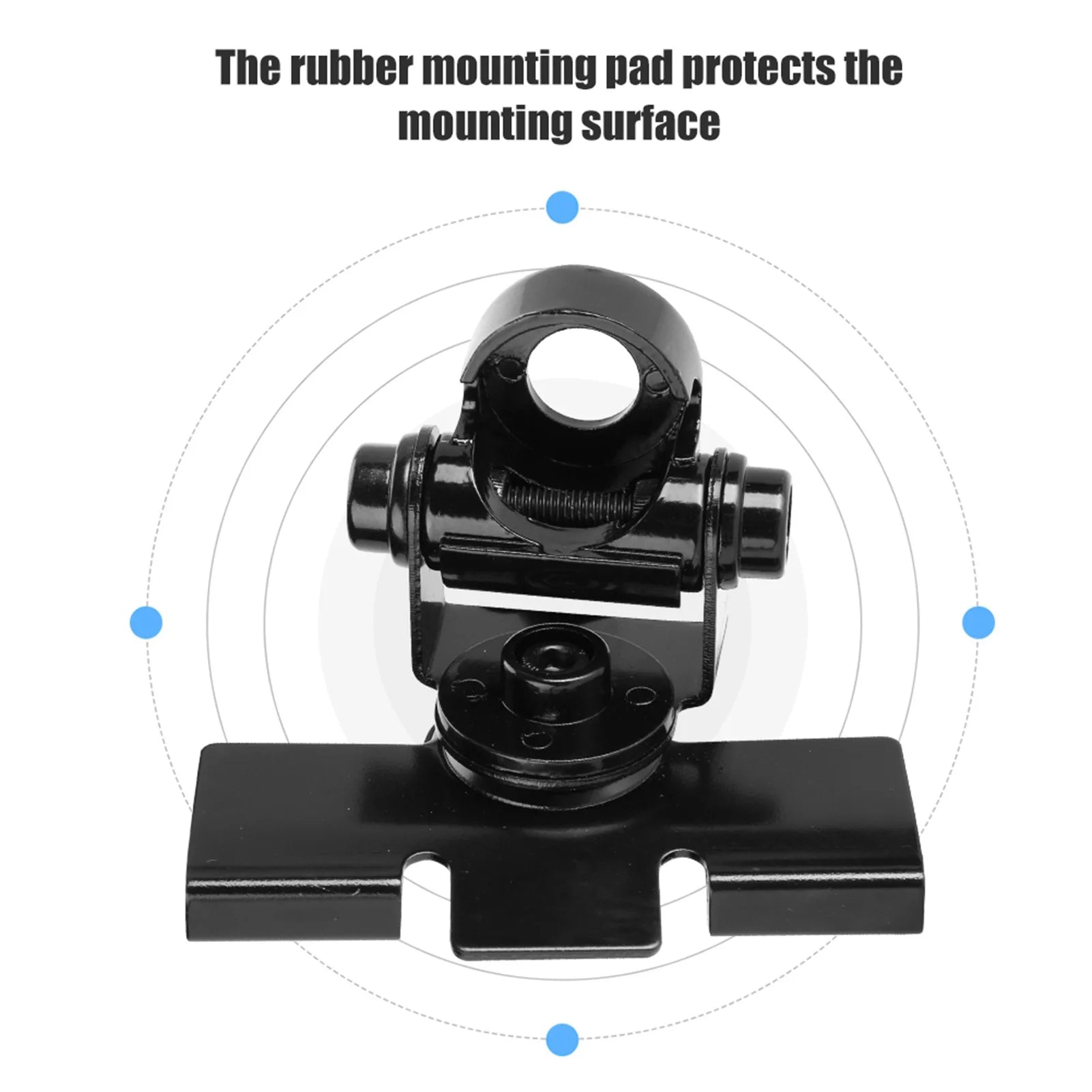 Car Antenna Mount Bracket For Mobile Radio Car Clip Mount Trunk Lid / Hatchback / Door Mount