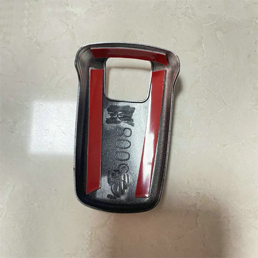 Car Shift Handle Decoration Cover Accessories For Peugeot 3008 5008 GT Citroen C5 Aircross 2017 2018 2019 2020 2021 2022 2023
