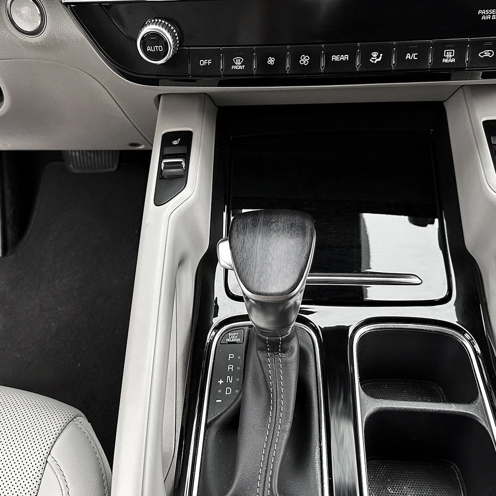 For Kia Telluride 2020-2025 Accessories LHD/RHD Gear Cover ABS Auto Shift Gear Cover Car Knob Gear Stick Protector Compatible