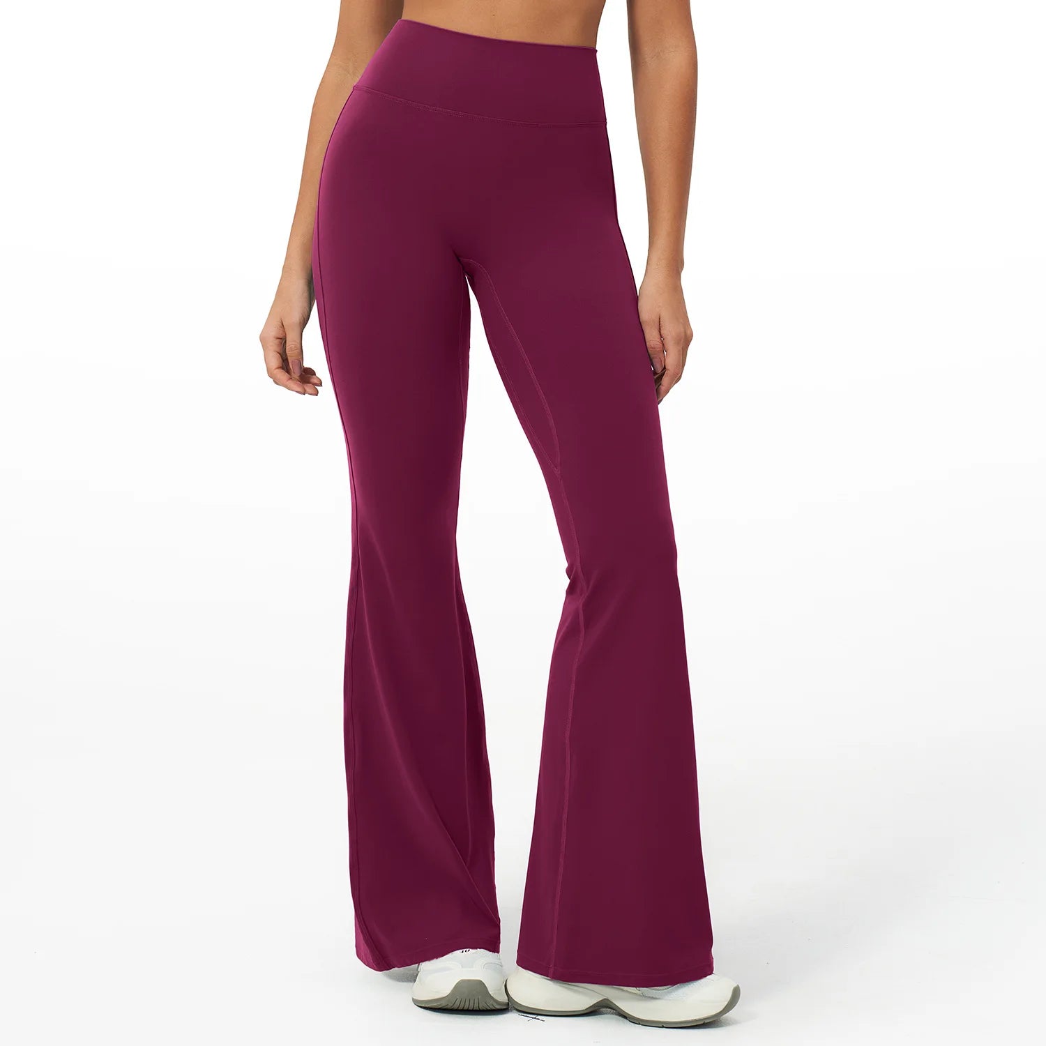 Yoga Flared Pants Women Fitness Bell Bottom Running Cycling Flared Trousers Sports Pants Female High Waist Wide Leg Yoga Pants
