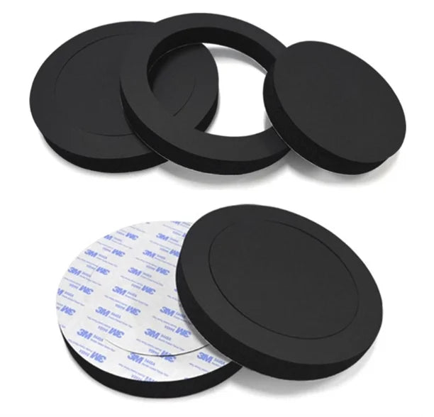 4pcs 6.5" Car Door Soundproof Cotton Speaker Bass Ring Foam Woofer Pad Noise Sound Insulation ring Accessories