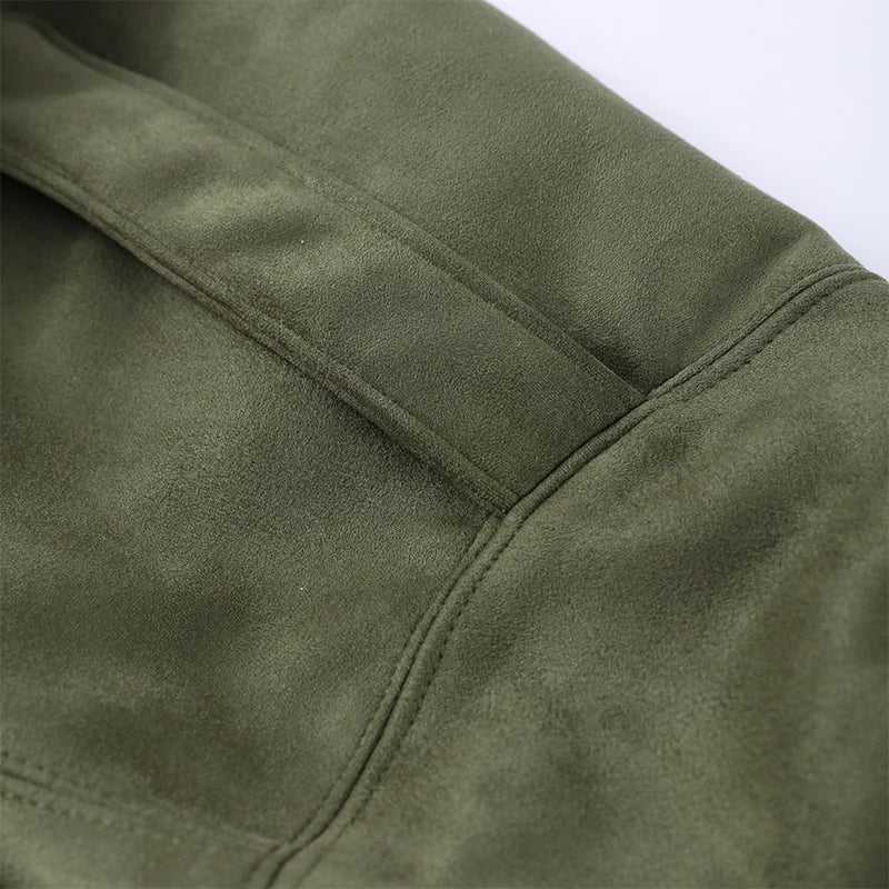 Fashion Coat Short Pant Women Set Casual Loose Lapel  Button Long Sleeve Female Jacket Suit 2025 Autumn High Street Lady Sets
