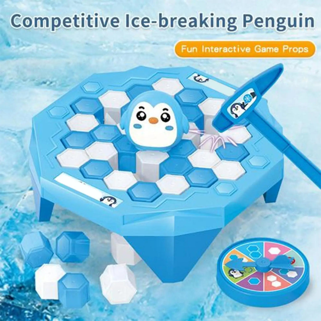 Penguin Ice breaking toys Hand-eye Coordination Board Games with Hammer Penguin ice tapping games For Gathering