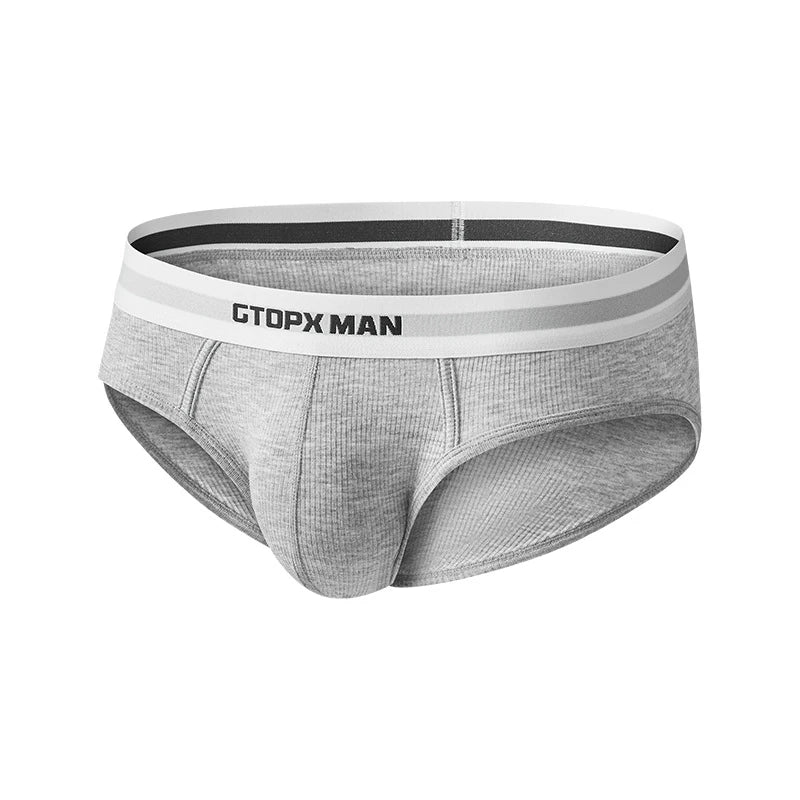 Calzoncillos hombres U convex Low waist gay Boxers mens sexy underwear thin Threaded fabric sport ropa interior hombre GTOPX MAN
