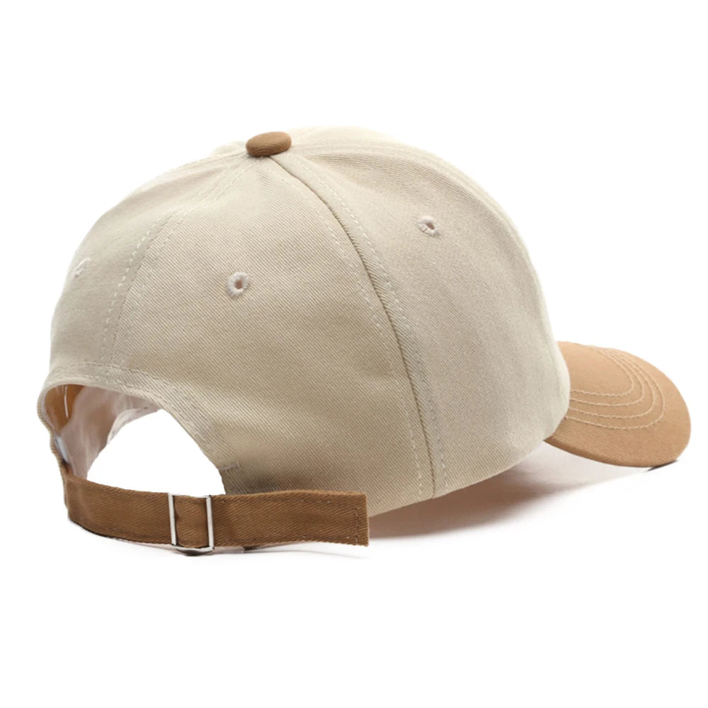 FS Fashion Khaki Baseball Caps For Men Luxury Brand Women Hat Cotton Summer Trucker Hats Street Hip Hop Caps Casquette Femme