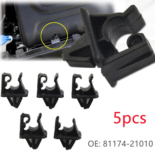 5pcs Hood Bonnet Rod Support Prop Stay Clip Clamp For KIA  For Sportage Ceed  For Carens Automotive Interior Accessories