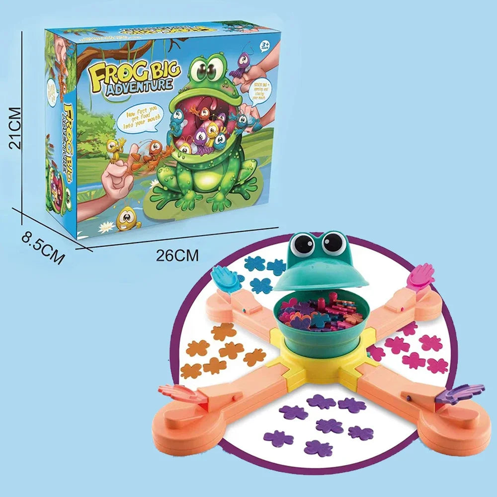 2026 Electric Interactive Frog Toys for Children Party Game Multiplayer Educational Parent-Child Game Kids Birthday Xmas Gifts
