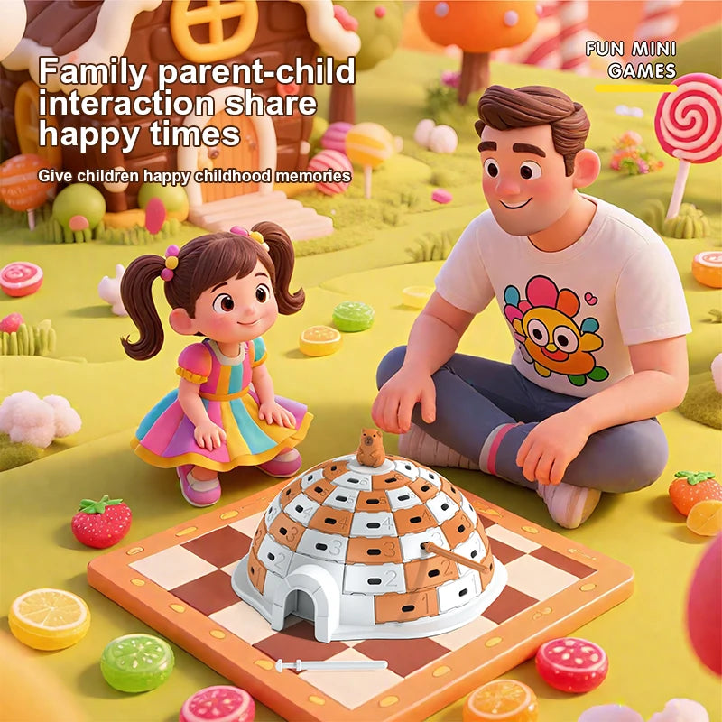 Children's Ice Breaking Challenge Toys Puzzle Hands on Brainstorming Desktop Games Parent Child Interaction Gifts