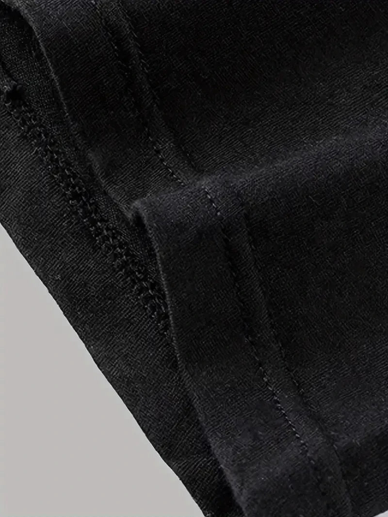 10PCS Men Underwear Black Color Men Underpant High Stretch Boxer Shorts Sexy Men Panties Breathable Men Briefs Plus Size L-4XL