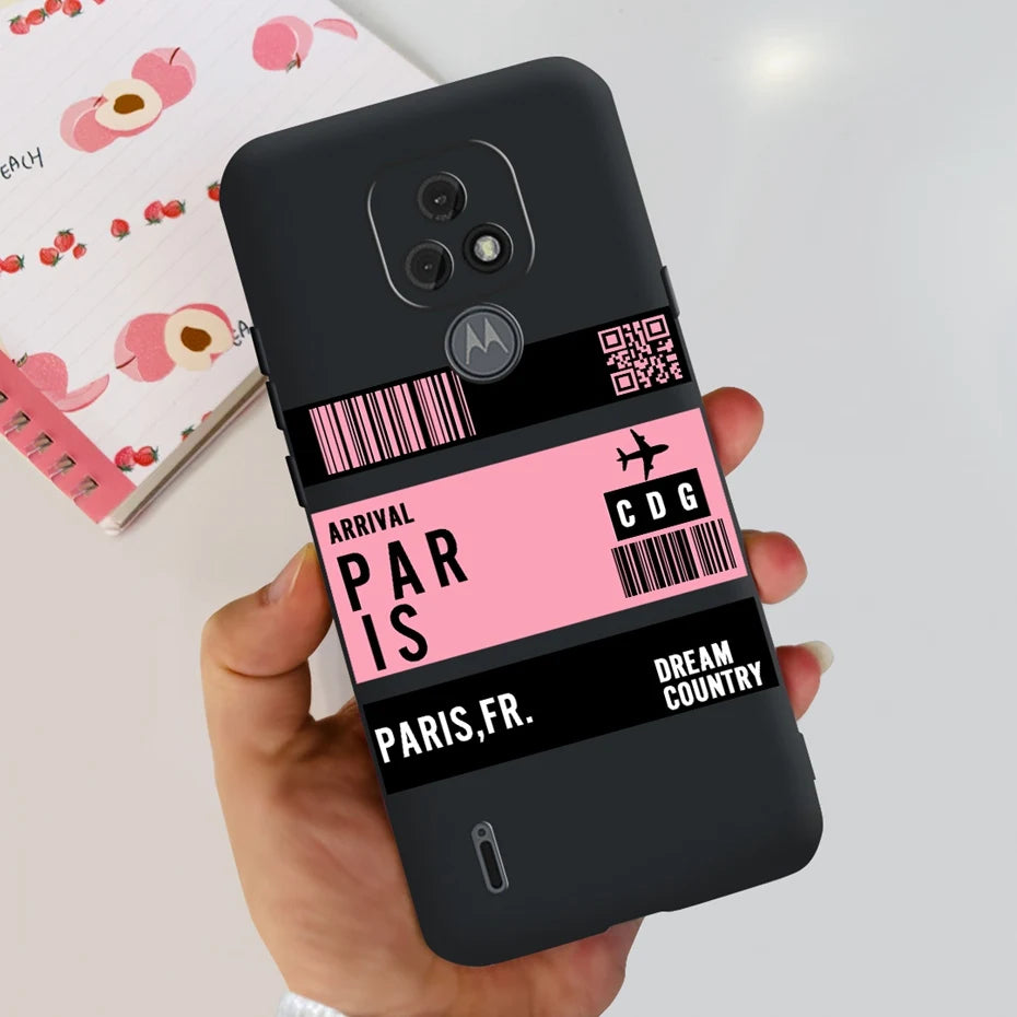 Fashion Phone Case For Motorola Moto E7 / Moto E7 Plus / Moto E7 Power / Moto E7i Power Soft SIlicone TPU Back Cover Bumper