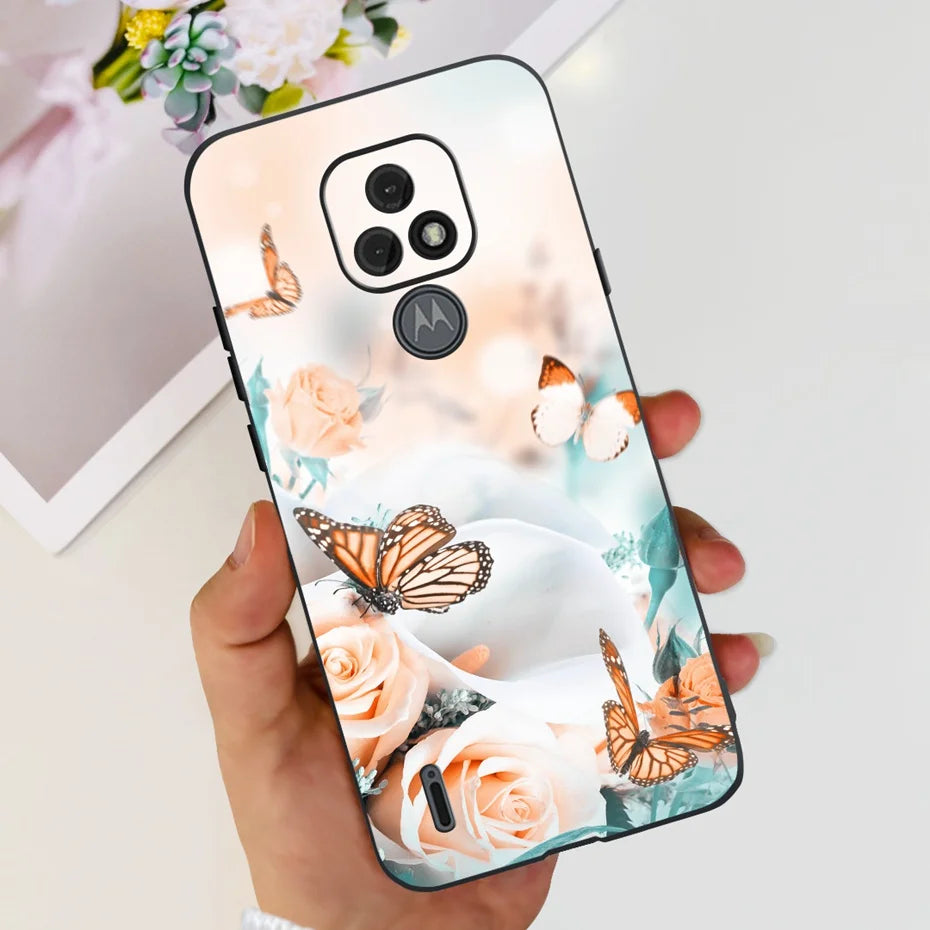 Fashion Phone Case For Motorola Moto E7 / Moto E7 Plus / Moto E7 Power / Moto E7i Power Soft SIlicone TPU Back Cover Bumper