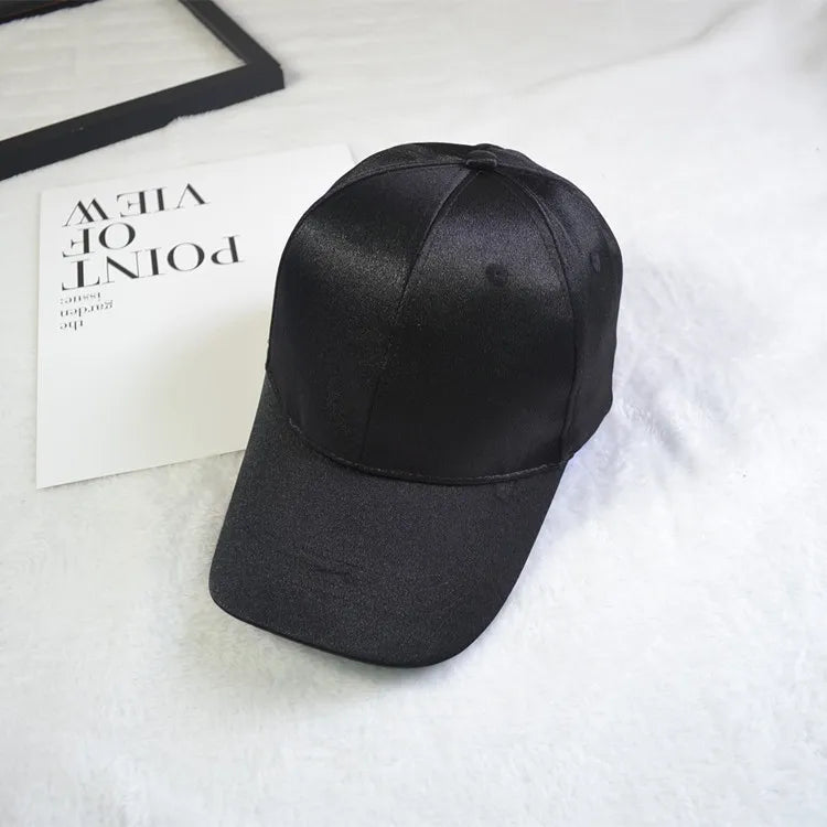 Baseball Cap Women Hat Summer Hats for Women Men Satin Sold Baseball Cap Snapback Casquette Gorras Para Hombres Casual Sport Hat