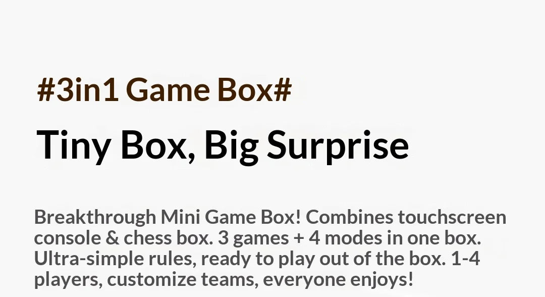 Giiker Tic Tac Toe 4 In 1 Electronic Puzzle Board Game Multiplayer Battle For Family Party Adults Leisure Entertainment