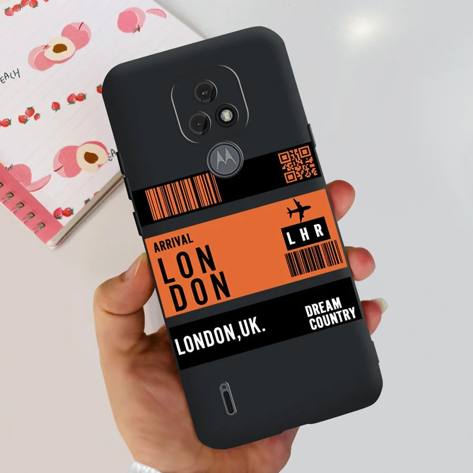 Fashion Phone Case For Motorola Moto E7 / Moto E7 Plus / Moto E7 Power / Moto E7i Power Soft SIlicone TPU Back Cover Bumper