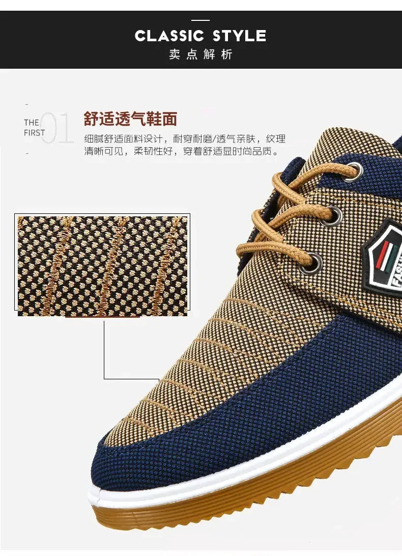 Men's Casual Canvas Shoes Fashion Soft Sole Driving Shoes 2024 Designer Men Shoes Plus Size Comfortable  Sneaker Zapatos Hombres