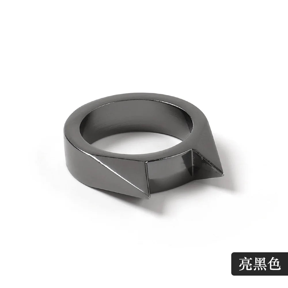 Self-defense Stainless Steel Rings Punk Style Men's And Women's Thorn Jewelry Joyas Para Hombres y Mujeres