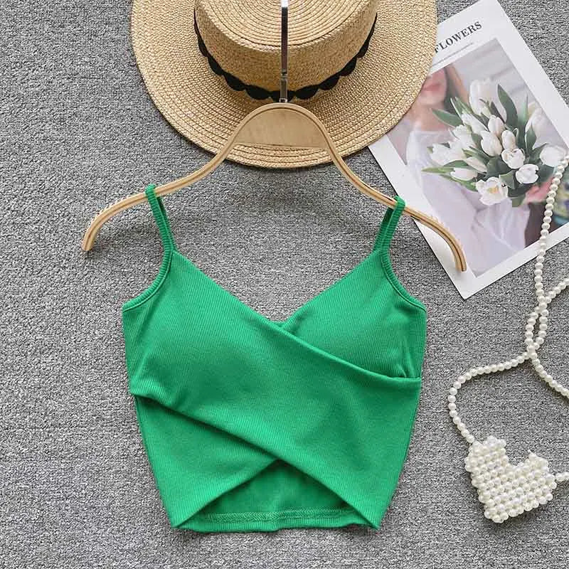  Irregular Casual Sport Camisole Women Strap Design Solid Fashion 2023 Y2K Elegant Ladies Chic Slim Tank Tops