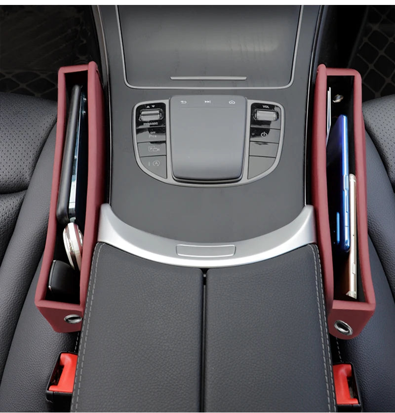 Car Accessories Seat Gap Organizer Box Leak-proof Storage Bag For Chevrolet Z71 Aveo Impala Lacetti Malibu Sail SS Cruze Sonic