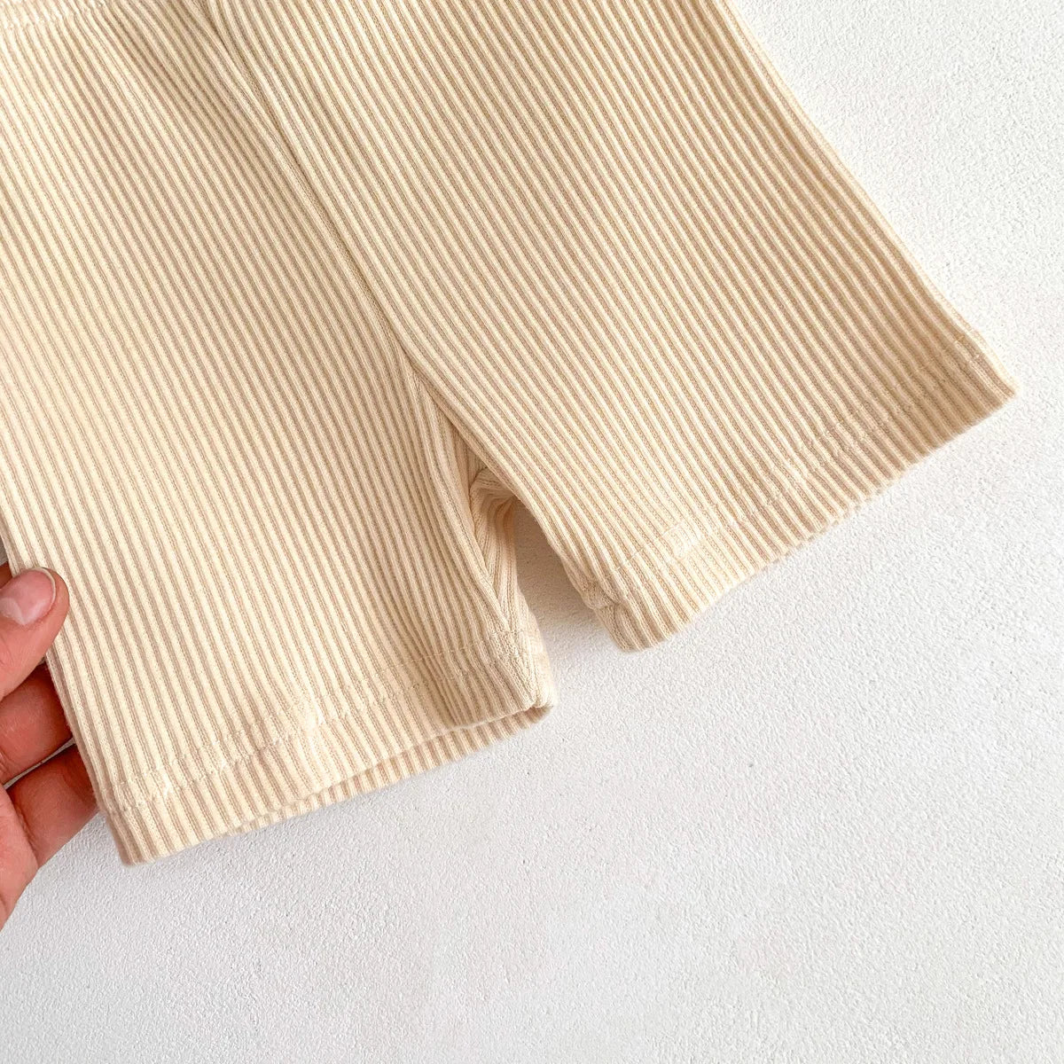2024 Summer Baby Trousers Pants Ribbed Elastic Striped Pants Children's Casual Infant Clothing Kids Toddler Boys Girl Clothes