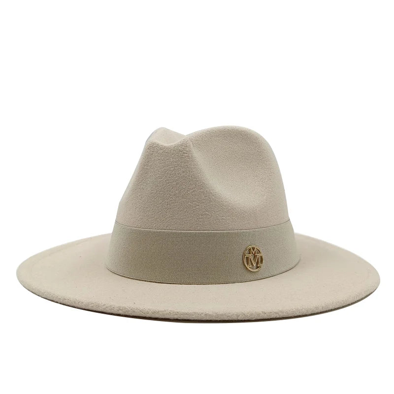 Navy blue men's fedora hat women's couple party fedora Panama hat unisex hat navy blue fedora gorras para hombres