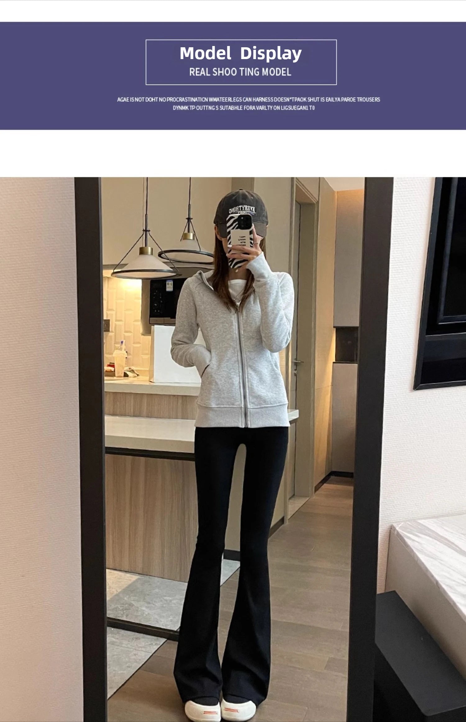 Shark Flared Pants for Women High Waist Skinny Black Casual Spring Autumn 2025 Dance Yoga Micro-Pull