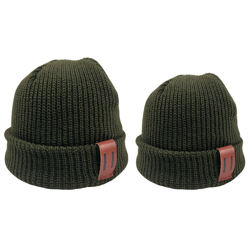 Knit Mother Kids Hat Baby Beanie for Boys Winter Baby Girl Hats Children Cap Infant Bonnet Toddler Accessories 1PC