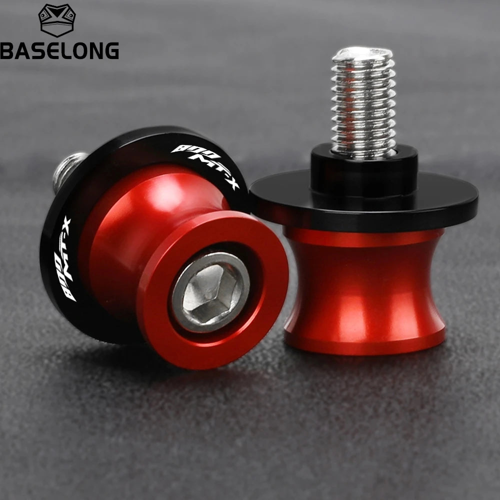 For CF MOTO CFMOTO 800MT-X 800MTX 800 MT-X MTX 800 2024 2025 2026 M10 Motorcycles Aluminum Swingarm Spools Slider Stand Screws