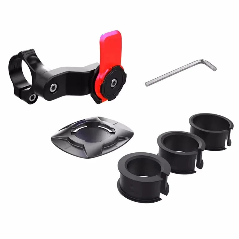 Motorcycle Handlebar Phone Holder 360°Rotatable Bicycle Bracket Security Navigation Support Mount Moto Anti-Shock Phone Brackets