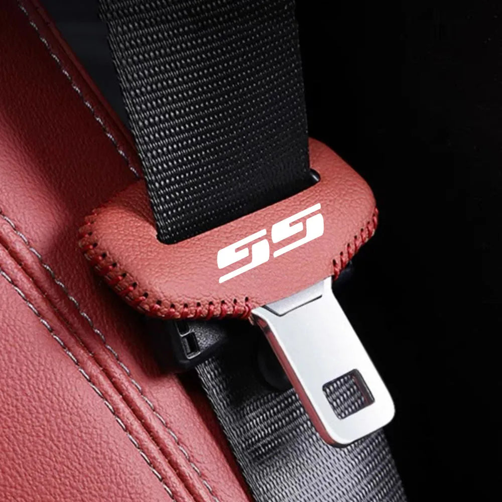 Car Seat Belt Protective Cover Car Seat Belt Clip Seat Belt Insert Socket For Chevrolet SS Camaro SS Car Accessories