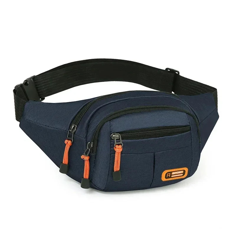 Oxford Waterproof Unisex Waist Bag - Large Capacity, Wear - Resistant Multifunctional Fanny Pack (Riñoneras Para Hombre)